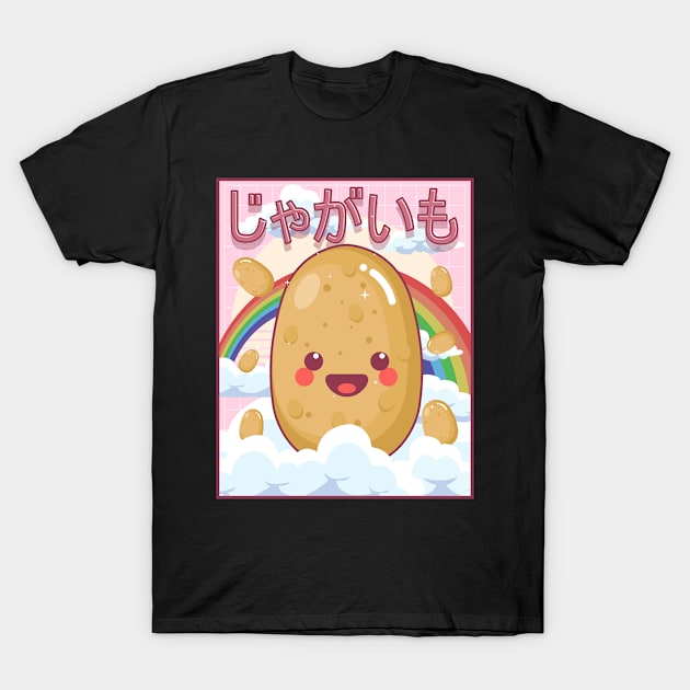 Kawaii Potato Japanese Aesthetic Gift T-Shirt by Alex21